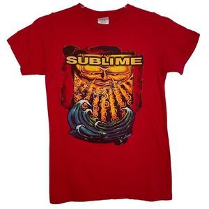 Sublime 2007 Red Everything Under The Sun Graphic T-Shirt Youth Medium